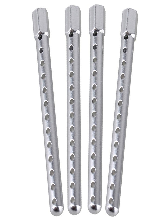 Mxfans 4X 2.36 Silver Al Body Post Bracket Replacement for HSP RC1:10 On-Road 102037S - Image 1